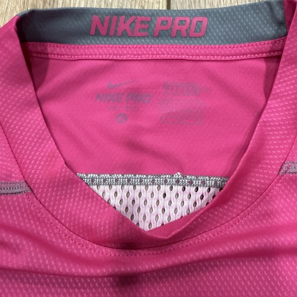 Jon Gray Autograph Colorado Rockies Nike Pro Shirt Fitted Dri Fit Pink Size XL - Picture 3 of 7